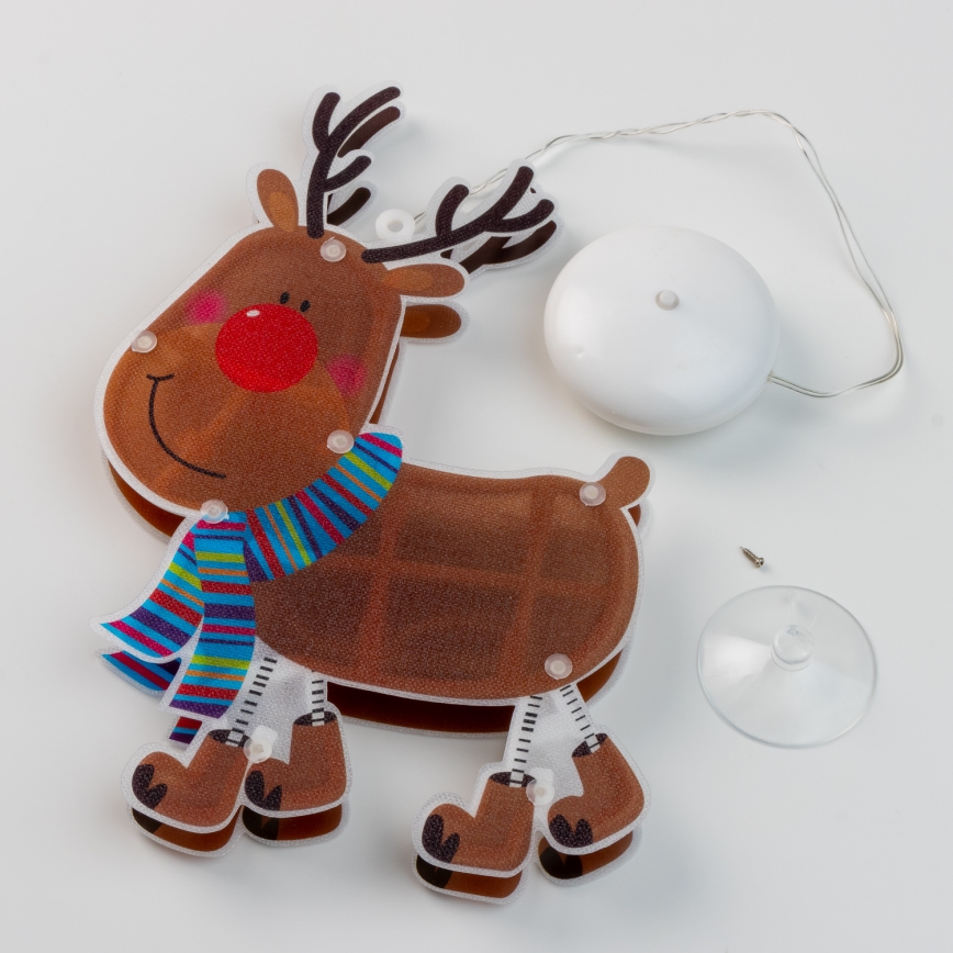 LED Christmas window decoration 10xLED/3xAAA