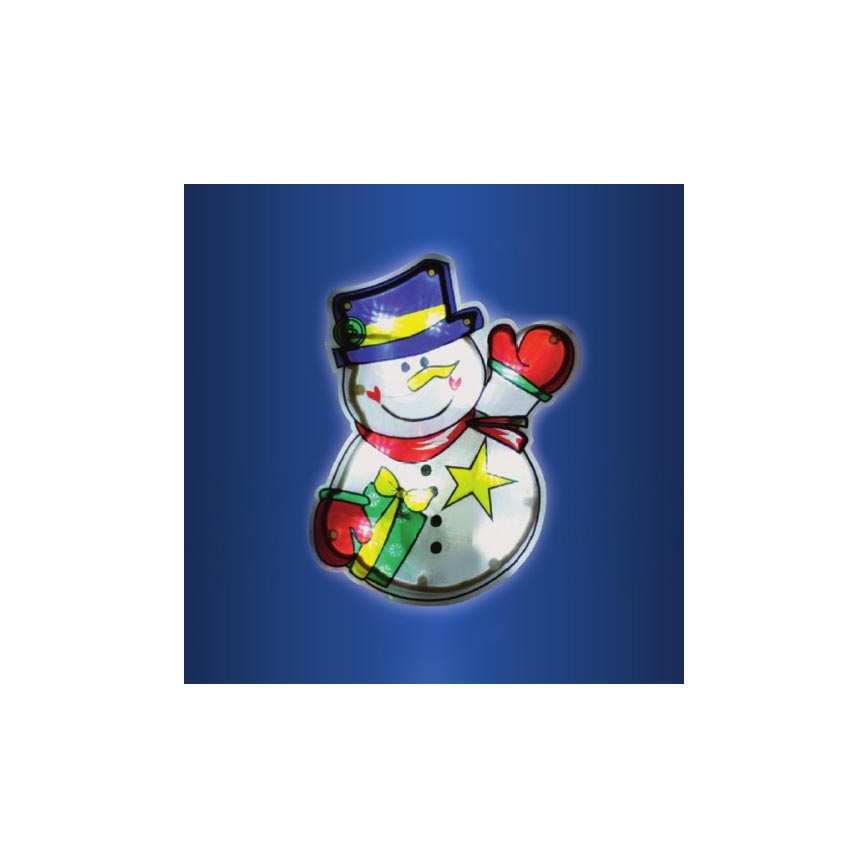 LED Christmas window decoration 10xLED/3xAAA