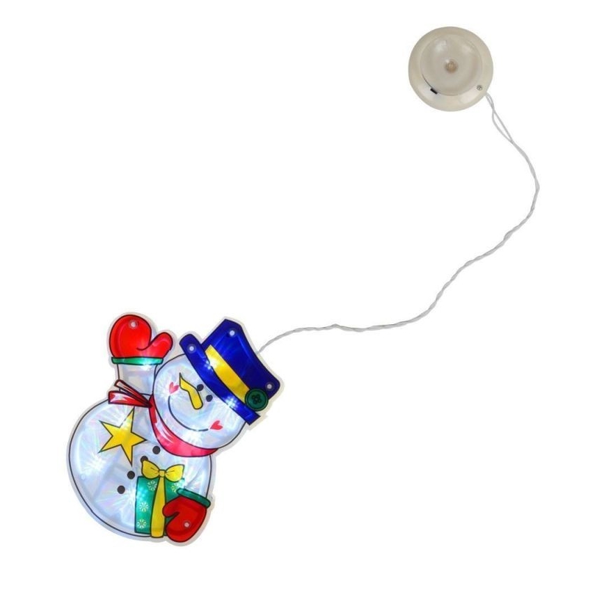 LED Christmas window decoration 10xLED/3xAAA