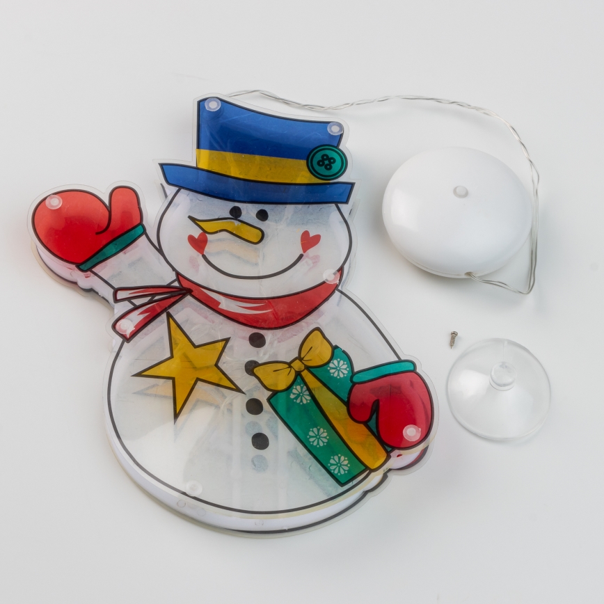 LED Christmas window decoration 10xLED/3xAAA