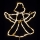 LED Christmas Window Decoration, Angel — 35 LEDs / 230 V, IP44, Warm White
