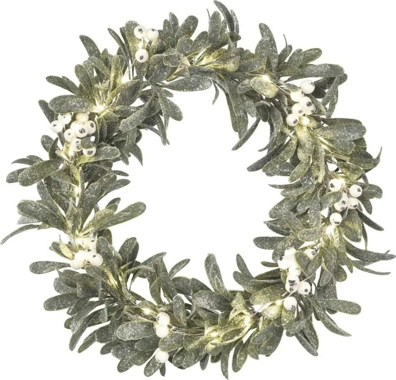 LED Christmas Wreath 25 LEDs / 3×AA Ø 35 cm