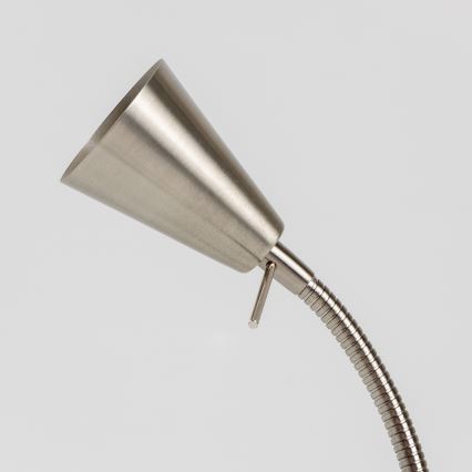 LED Clip Lamp 1xGU10/4.7W/230V Matte Chrome