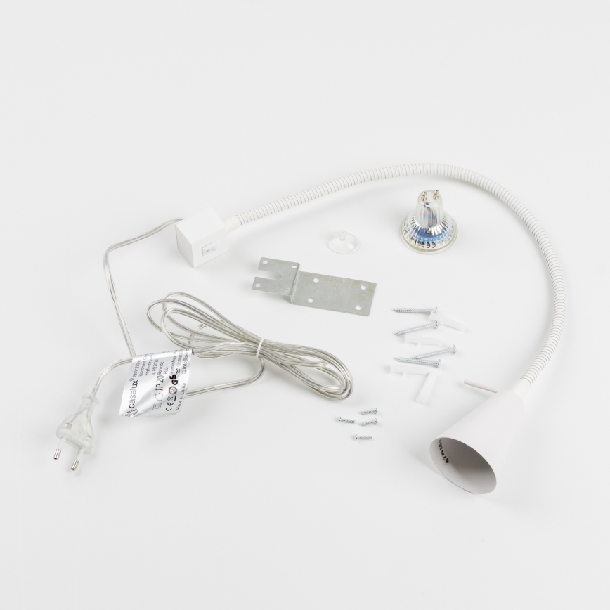 LED Clip-on Lamp 1xGU10/4.7W/230V White