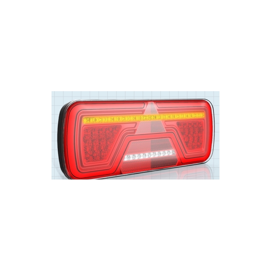 LED Combined light with dynamic turn signal LED/10-30V IP67 right