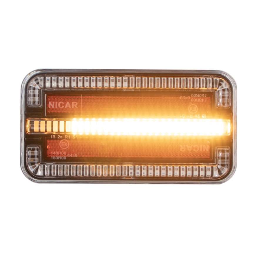 LED Combined light with dynamic turn signal LED/12-24V IP65