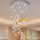 LED Crystal Ceiling Light AVARA LED/24W/230V Ø 40 cm Polished Chrome + Remote Control
