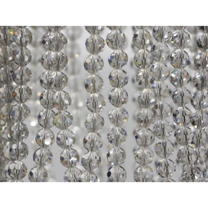LED Crystal Ceiling Light NAURU LED/24W/230V Ø 45 cm Polished Chrome + Remote Control