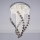 LED Crystal Ceiling Light NAURU LED/30W/230V Ø 40 cm Polished Chrome/Black + Remote Control