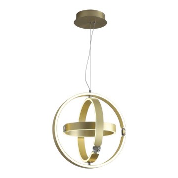 LED Crystal chandelier on a string SIRIUS LED/80W/230V