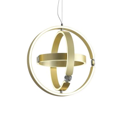 LED Crystal chandelier on a string SIRIUS LED/80W/230V