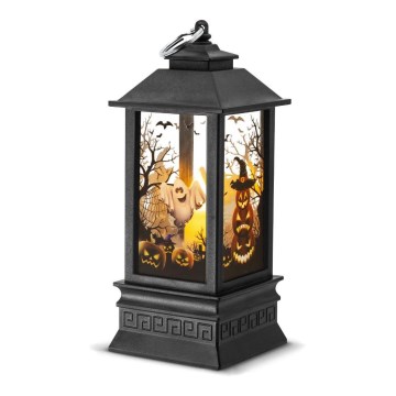 LED Decoration HALLOWEEN LED/3xAAA/warm white lantern with pumpkins