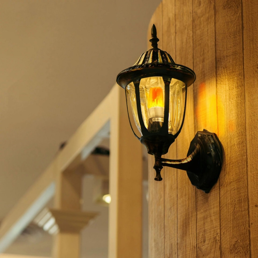 LED Decorative bulb FLAME T60 E27/3W/230V 1400K