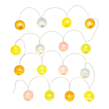 LED Decorative chain 16xLED/2xAA 3,3m warm white