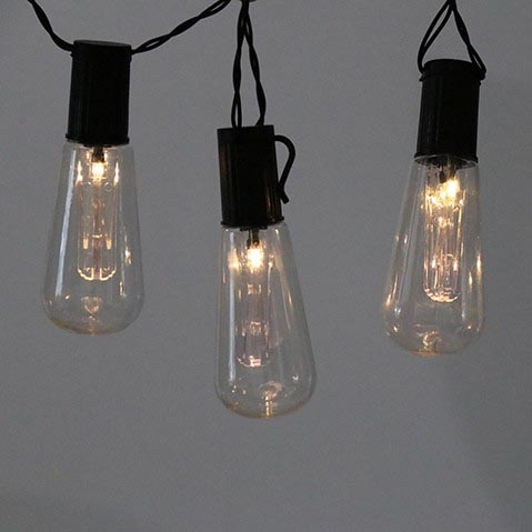 LED Decorative chain EDISON 2,65 m 10xLED/2xAA