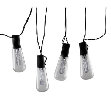 LED Decorative chain EDISON 2,65 m 10xLED/2xAA