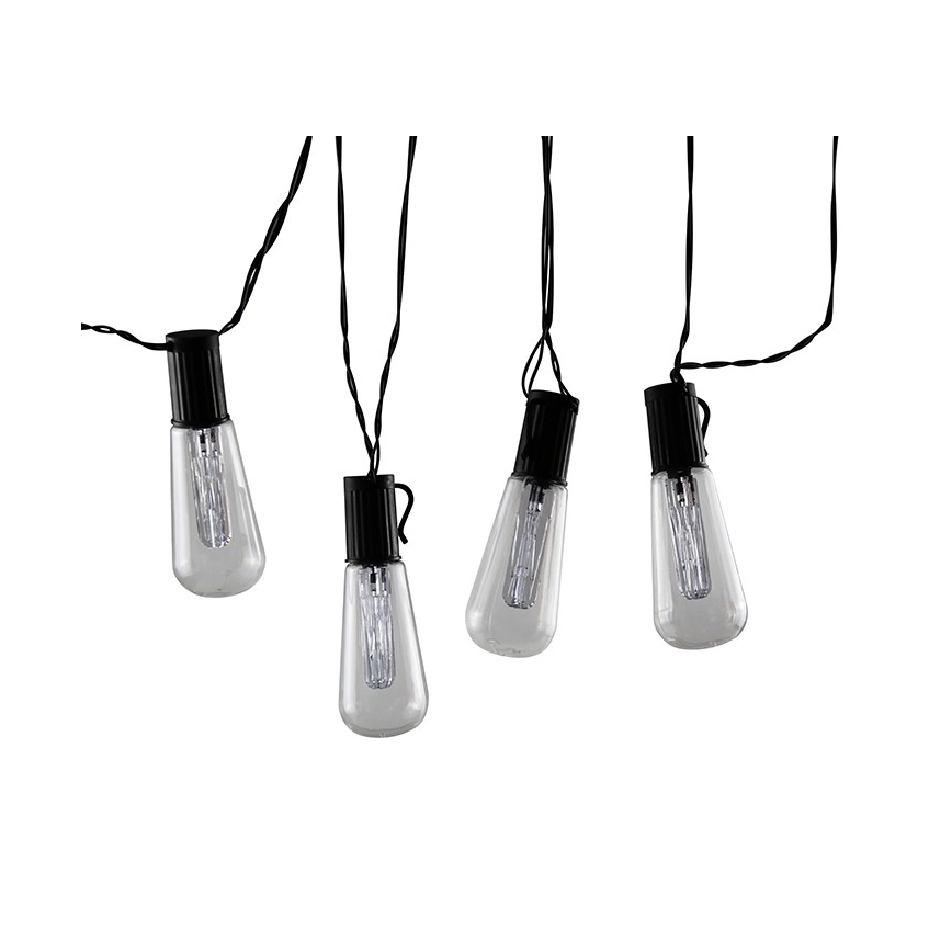 LED Decorative chain EDISON 2,65 m 10xLED/2xAA