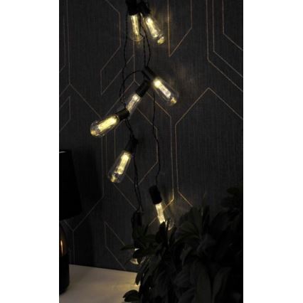 LED Decorative chain EDISON 2,65 m 10xLED/2xAA