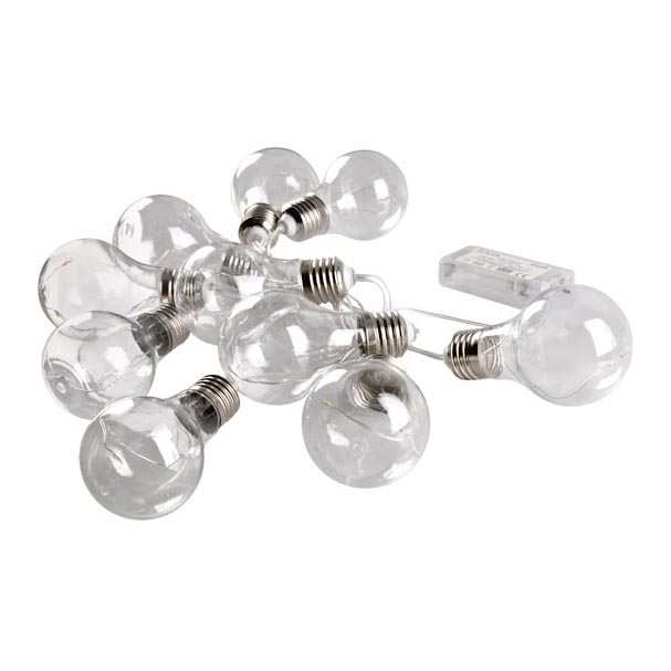 LED Decorative chain SMOLDER 2,1 m 10xLED/2xAA