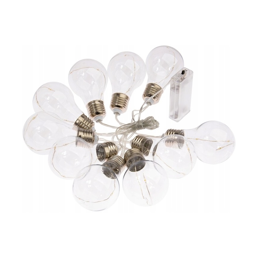 LED Decorative chain SMOLDER 2,1 m 10xLED/2xAA
