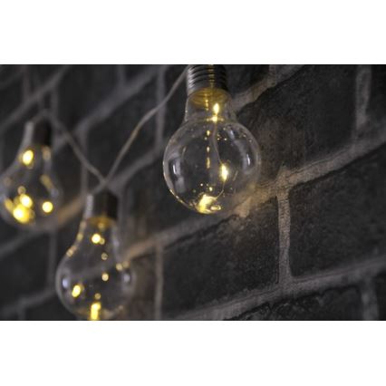 LED Decorative chain SMOLDER 2,1 m 10xLED/2xAA
