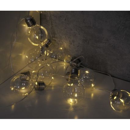 LED Decorative chain SMOLDER 2,1 m 10xLED/2xAA