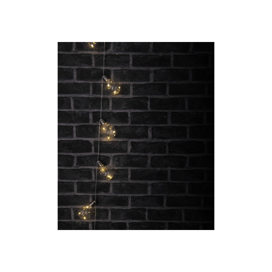 LED Decorative chain SMOLDER 2,1 m 10xLED/2xAA