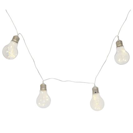 LED Decorative chain SMOLDER 2,1 m 10xLED/2xAA