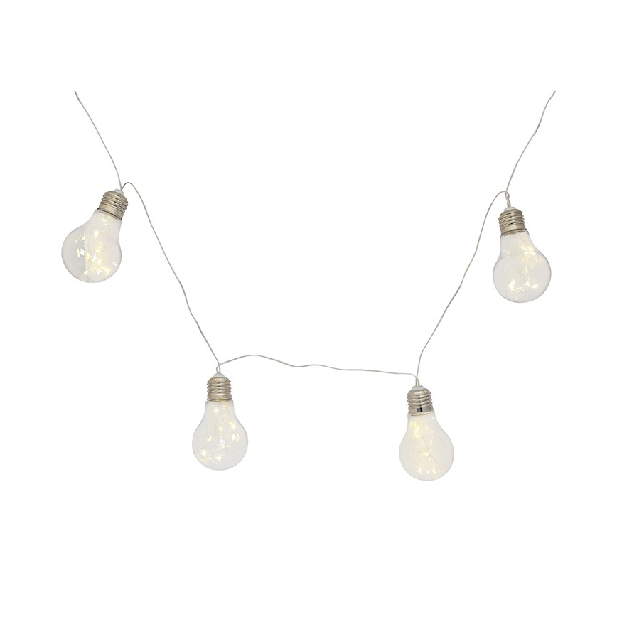 LED Decorative chain SMOLDER 2,1 m 10xLED/2xAA