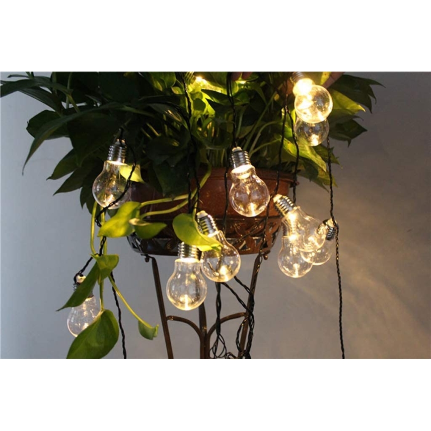 LED Decorative chain SMOLDER 2,1 m 10xLED/2xAA
