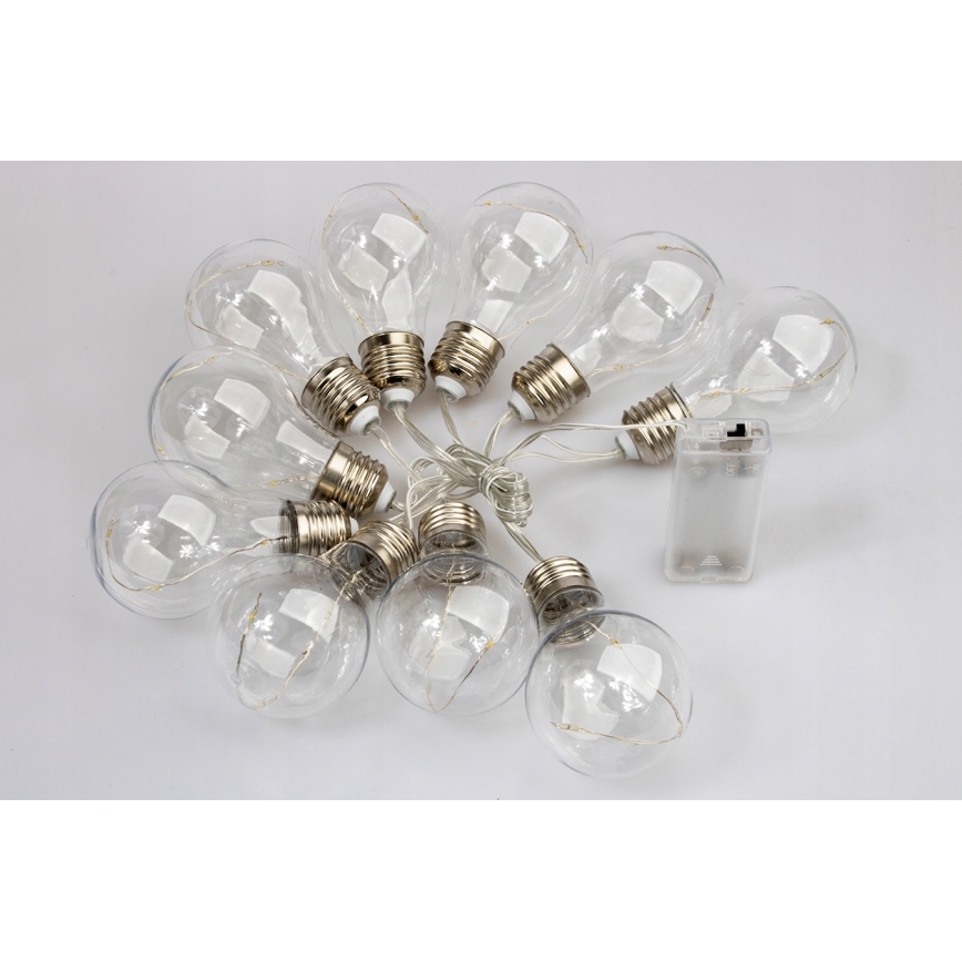 LED Decorative chain SMOLDER 2,1 m 10xLED/2xAA