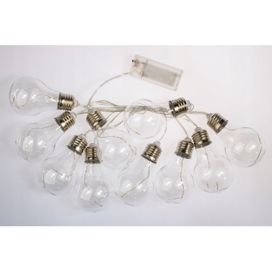 LED Decorative chain SMOLDER 2,1 m 10xLED/2xAA