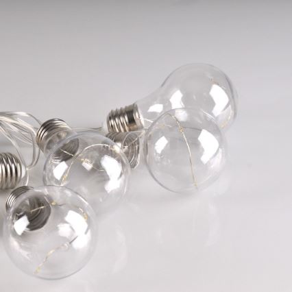 LED Decorative chain SMOLDER 2,1 m 10xLED/2xAA