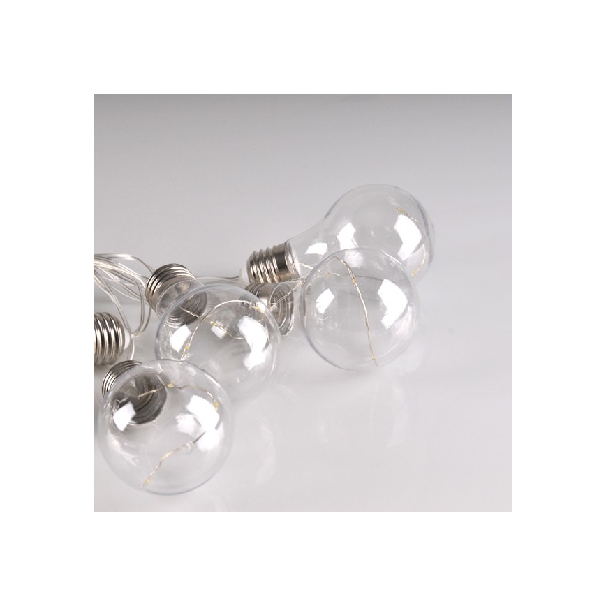 LED Decorative chain SMOLDER 2,1 m 10xLED/2xAA