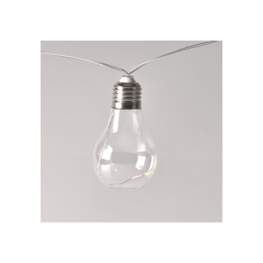 LED Decorative chain SMOLDER 2,1 m 10xLED/2xAA