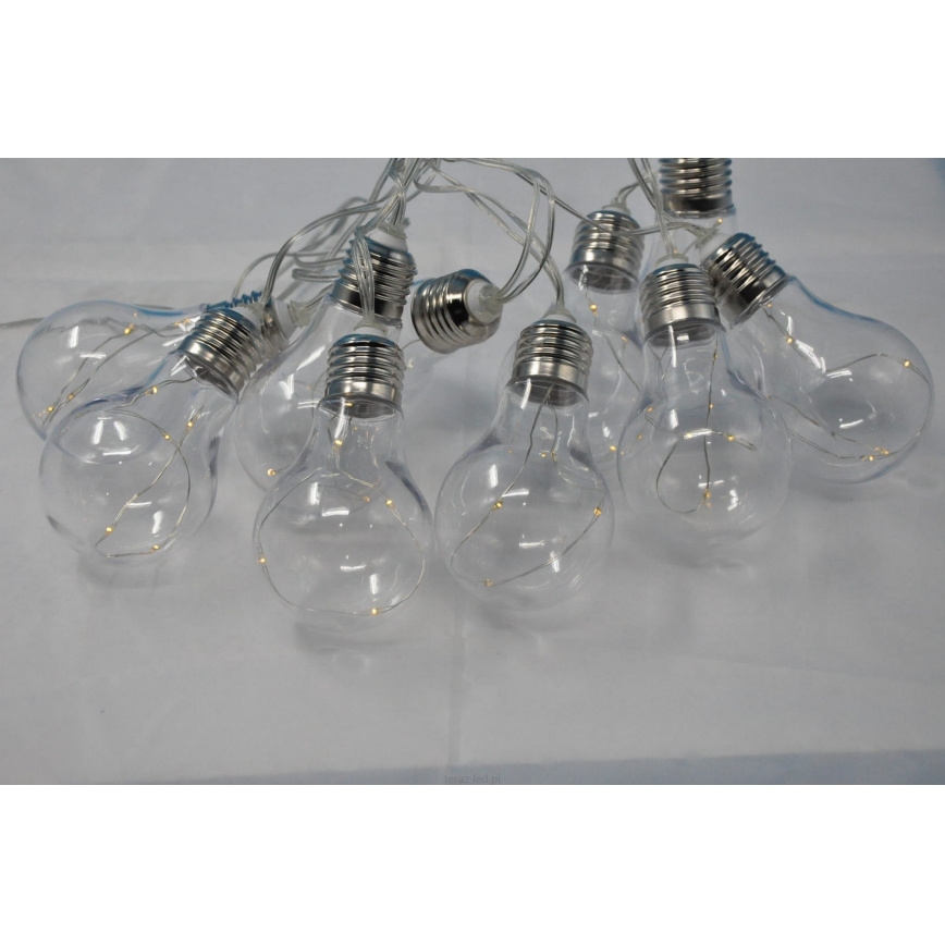 LED Decorative chain SMOLDER 2,1 m 10xLED/2xAA