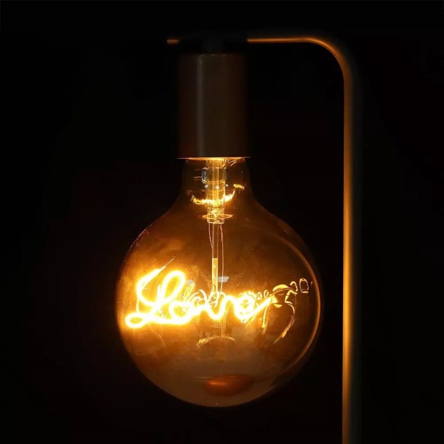 LED Decorative light bulb FILAMENT G125 E27/5W/230V 2200K