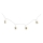 LED Decorative String Lights 10 LEDs / 2x AA, 1.65 m, Warm White