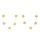 LED Decorative String Lights 10xLED/2xAA Warm White