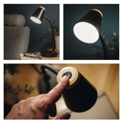 LED Desk Lamp TARA LED/4.5W/230V 4000K Black