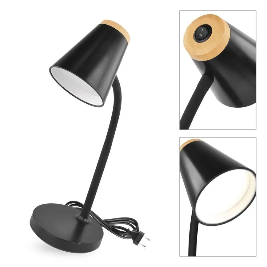 LED Desk Lamp TARA LED/4.5W/230V 4000K Black