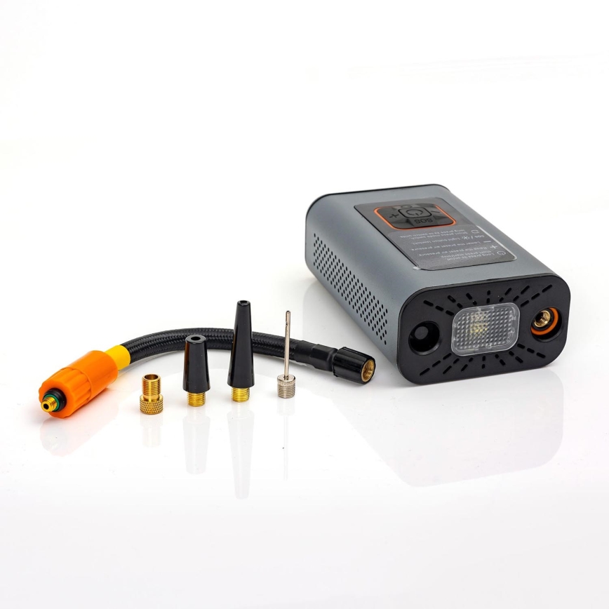LED Digital pocket compressor 3in1 4000 mAh 5W black