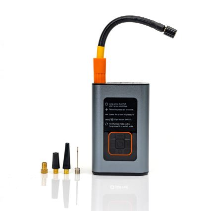 LED Digital pocket compressor 3in1 4000 mAh 5W black