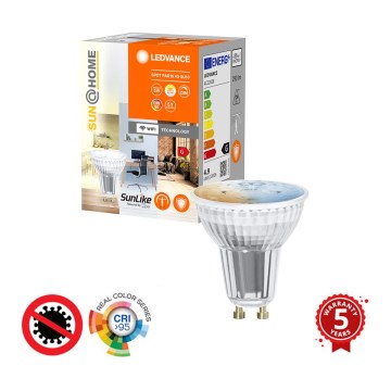 LED Dimmable antibacterial bulb PAR16 GU10/4,9W/230V Wi-Fi - Ledvance