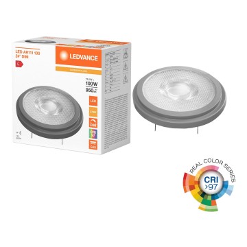 LED Dimmable AR111 Bulb G53/13.5W/12V 2700K 24° CRI 97 - Ledvance