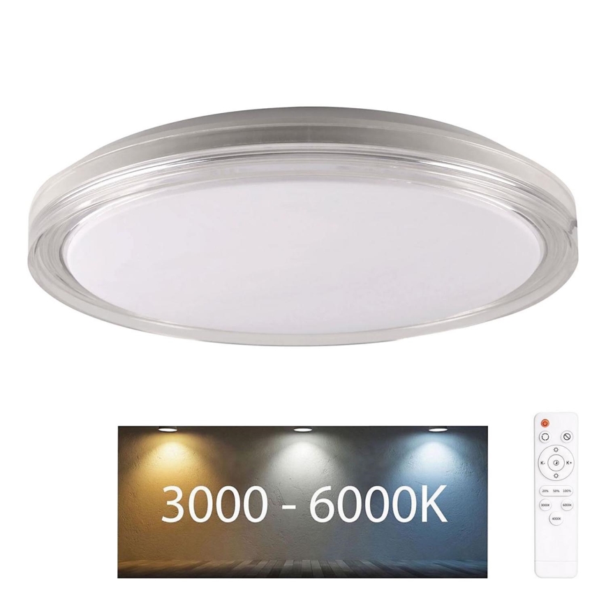 LED Dimmable bathroom ceiling light CASSANDRA LED/72W/230V d. 49 cm 3000-6000K IP44 + remote control