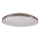 LED Dimmable bathroom ceiling light GRAŻYNA LED/72W/230V 3000-6000K d. 51 cm IP44 grey + remote control