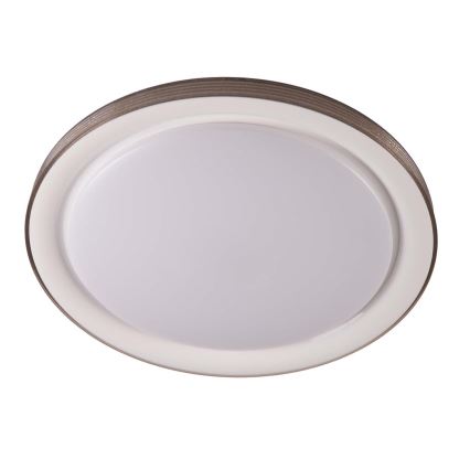 LED Dimmable bathroom ceiling light GRAŻYNA LED/72W/230V 3000-6000K d. 51 cm IP44 grey + remote control