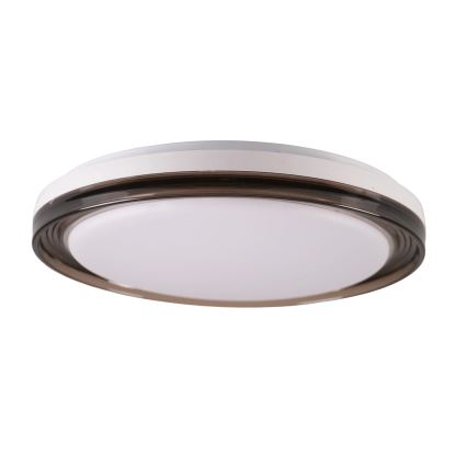 LED Dimmable bathroom ceiling light HALINA LED/48W/230V 3000-6000K d. 38 cm IP44 black + remote control