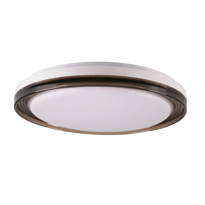 LED Dimmable bathroom ceiling light HALINA LED/48W/230V 3000-6000K d. 38 cm IP44 black + remote control